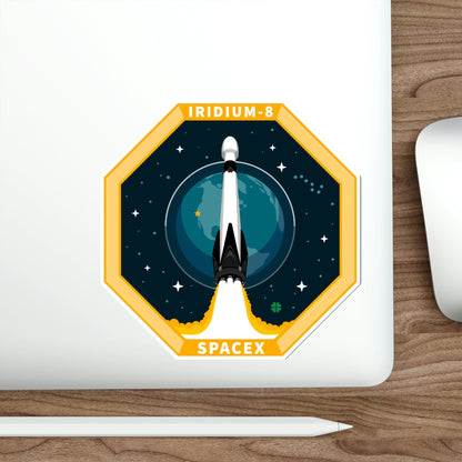 Iridium-8 (SpaceX) STICKER Vinyl Die-Cut Decal-The Sticker Space