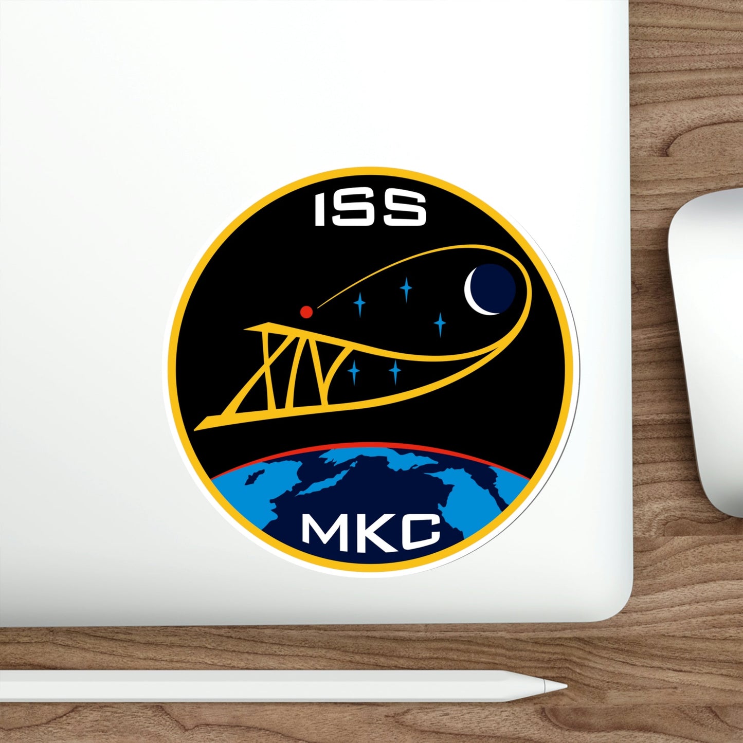 ISS Expedition 14 (NASA) STICKER Vinyl Die-Cut Decal-The Sticker Space