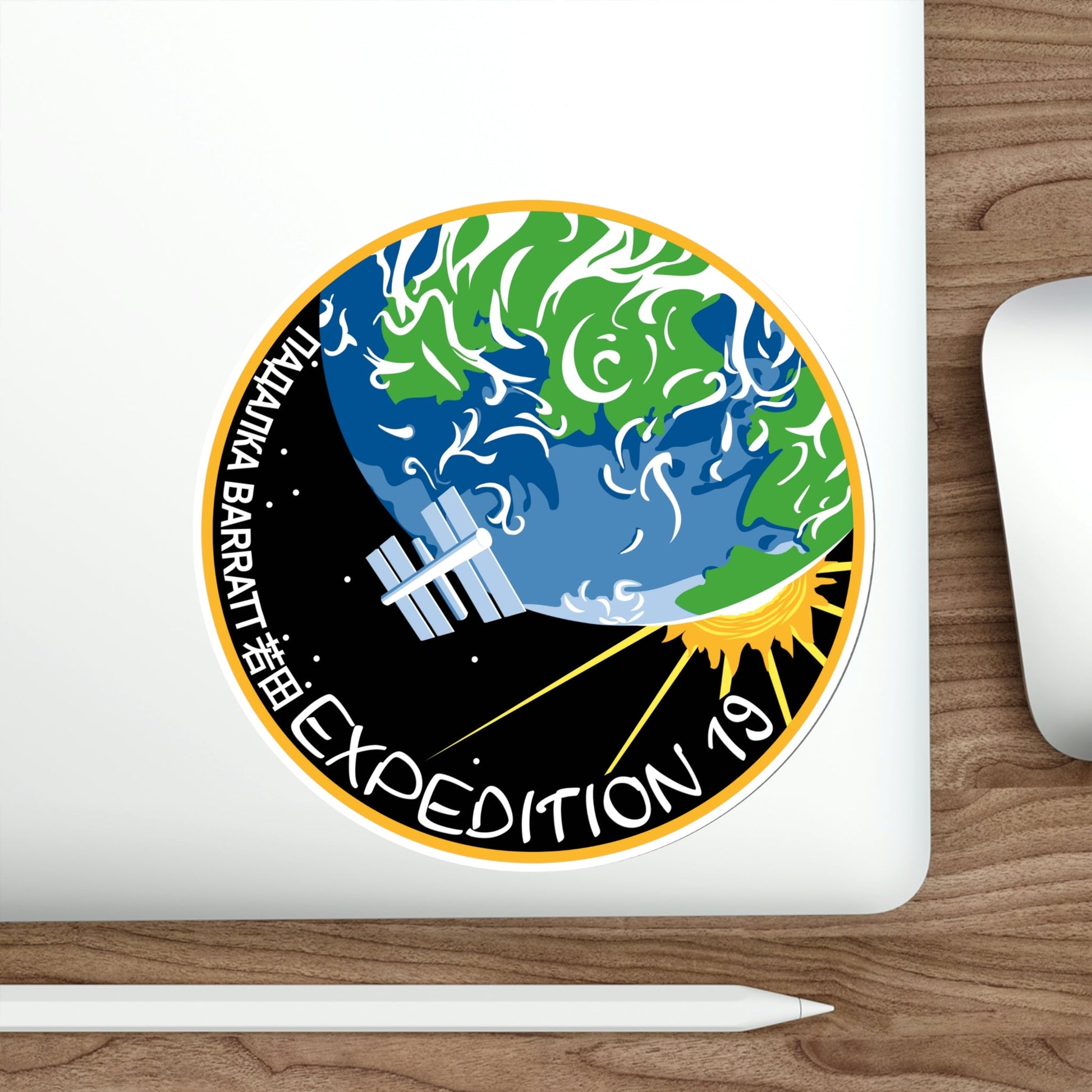 ISS Expedition 19 (NASA) STICKER Vinyl Die-Cut Decal-The Sticker Space
