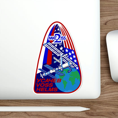 ISS Expedition 2 (NASA) STICKER Vinyl Die-Cut Decal-The Sticker Space