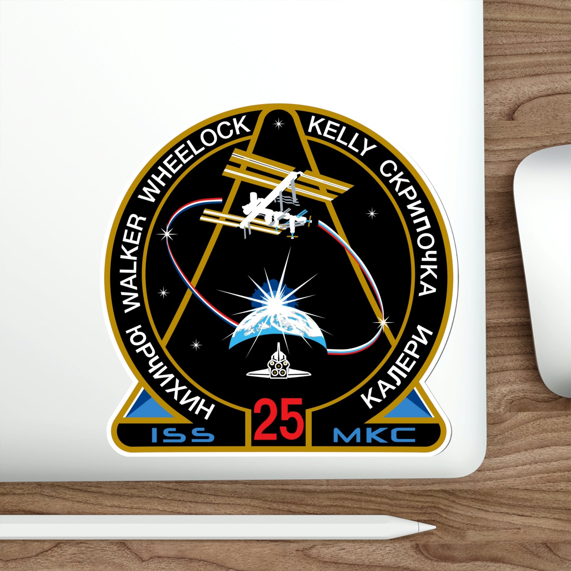 ISS Expedition 25 (NASA) STICKER Vinyl Die-Cut Decal-The Sticker Space
