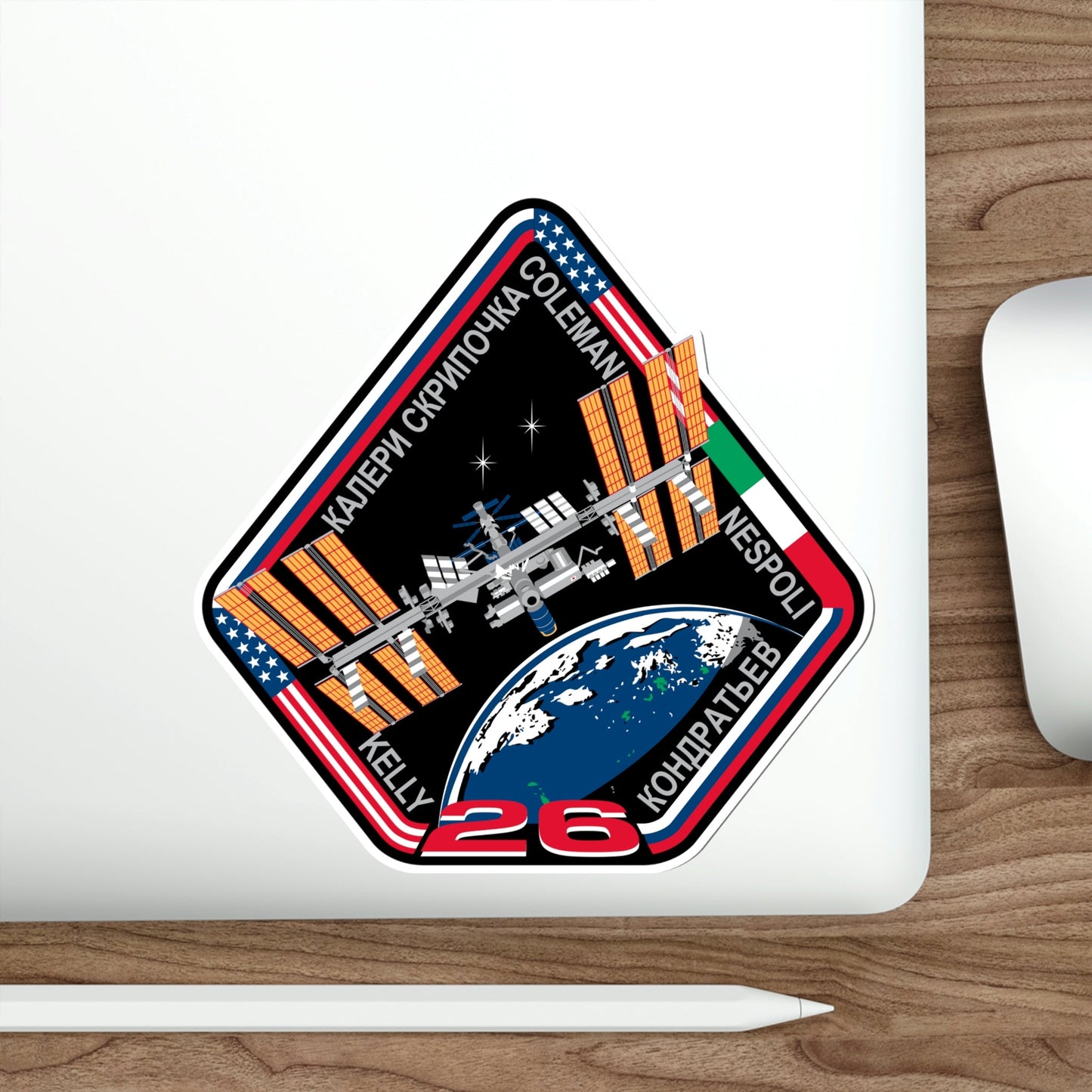 ISS Expedition 26 (NASA) STICKER Vinyl Die-Cut Decal-The Sticker Space