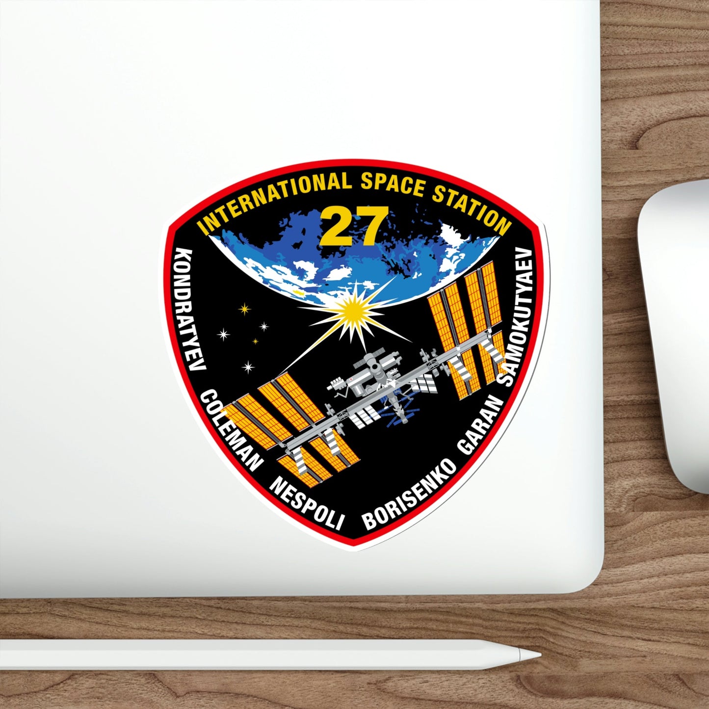 ISS Expedition 27 (NASA) STICKER Vinyl Die-Cut Decal-The Sticker Space