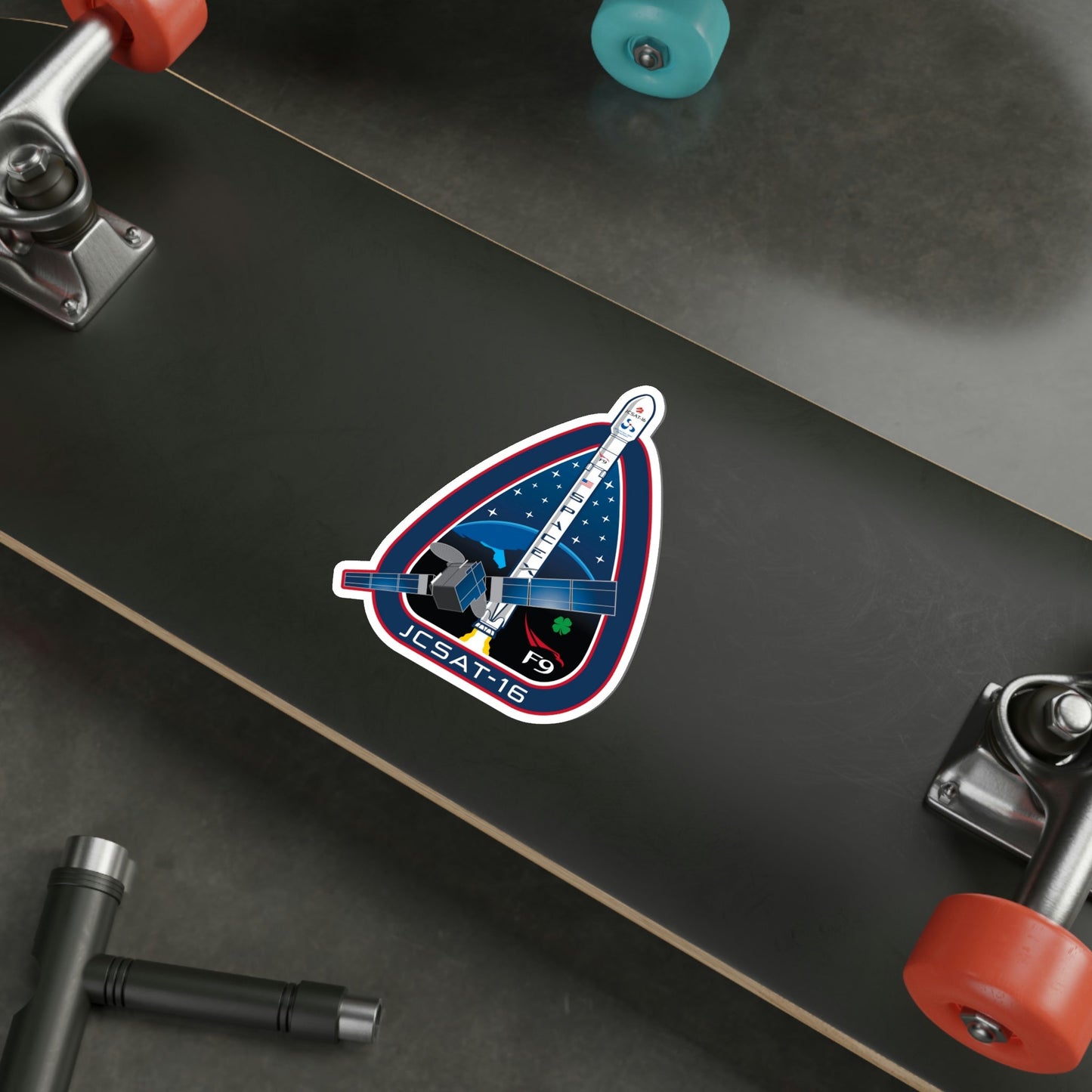 JCSAT-16 (SpaceX) STICKER Vinyl Die-Cut Decal-The Sticker Space