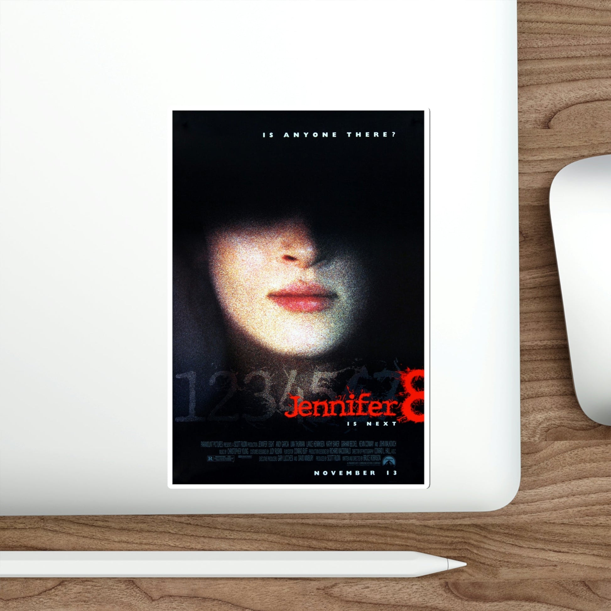 Jennifer 8 1992 Movie Poster STICKER Vinyl Die-Cut Decal-The Sticker Space