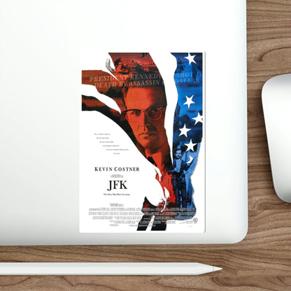 JFK 1991 Movie Poster STICKER Vinyl Die-Cut Decal-The Sticker Space