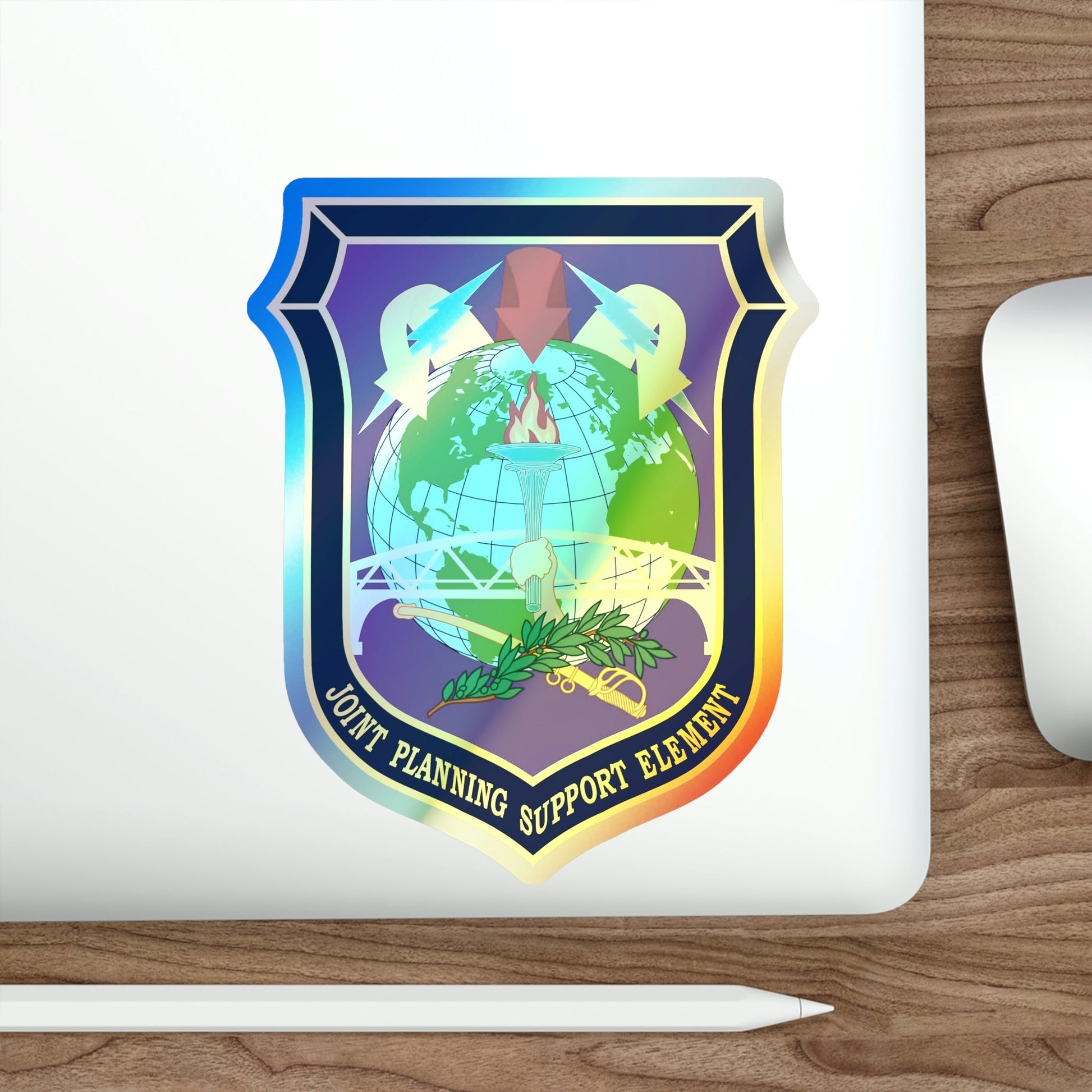Joint Planning Support (U.S. Army) Holographic STICKER Die-Cut Vinyl Decal-The Sticker Space