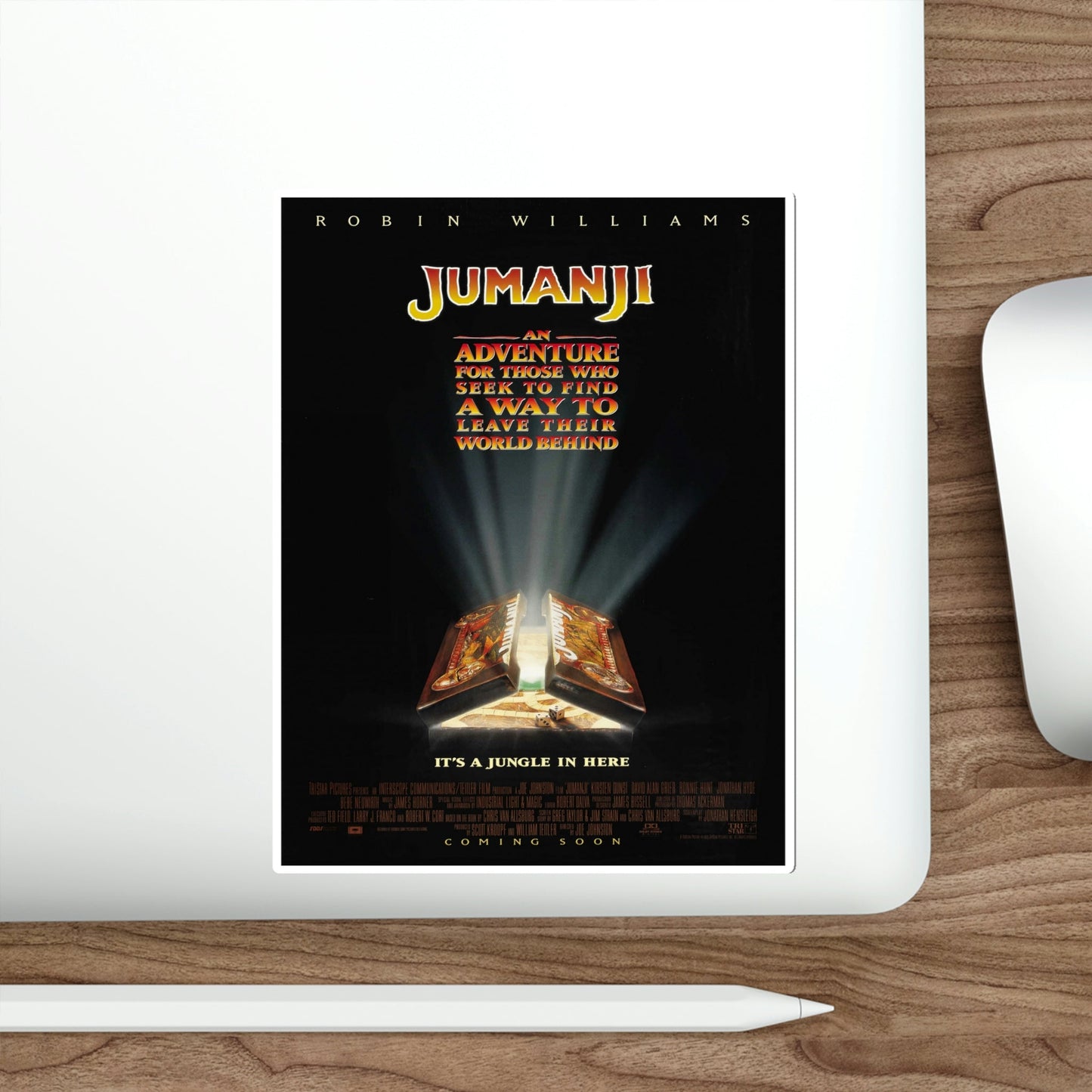 Jumanji 1995 Movie Poster STICKER Vinyl Die-Cut Decal-The Sticker Space
