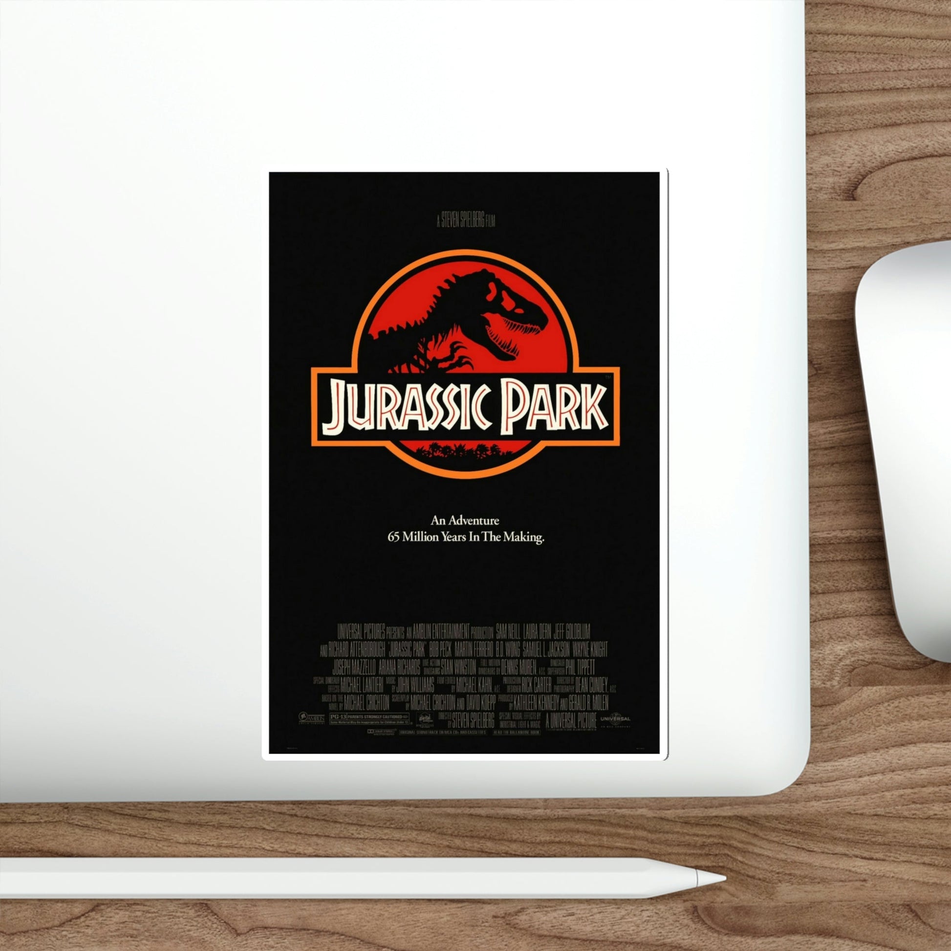 Jurassic Park 1993 2 Movie Poster STICKER Vinyl Die-Cut Decal-The Sticker Space
