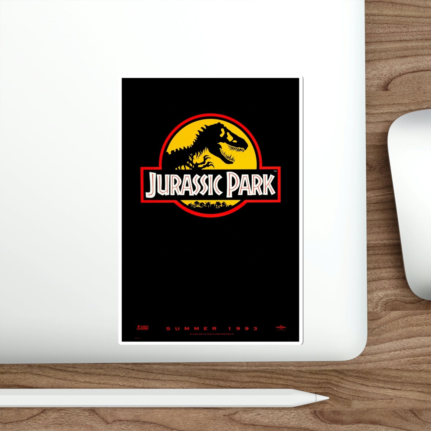Jurassic Park 1993 Movie Poster STICKER Vinyl Die-Cut Decal-The Sticker Space