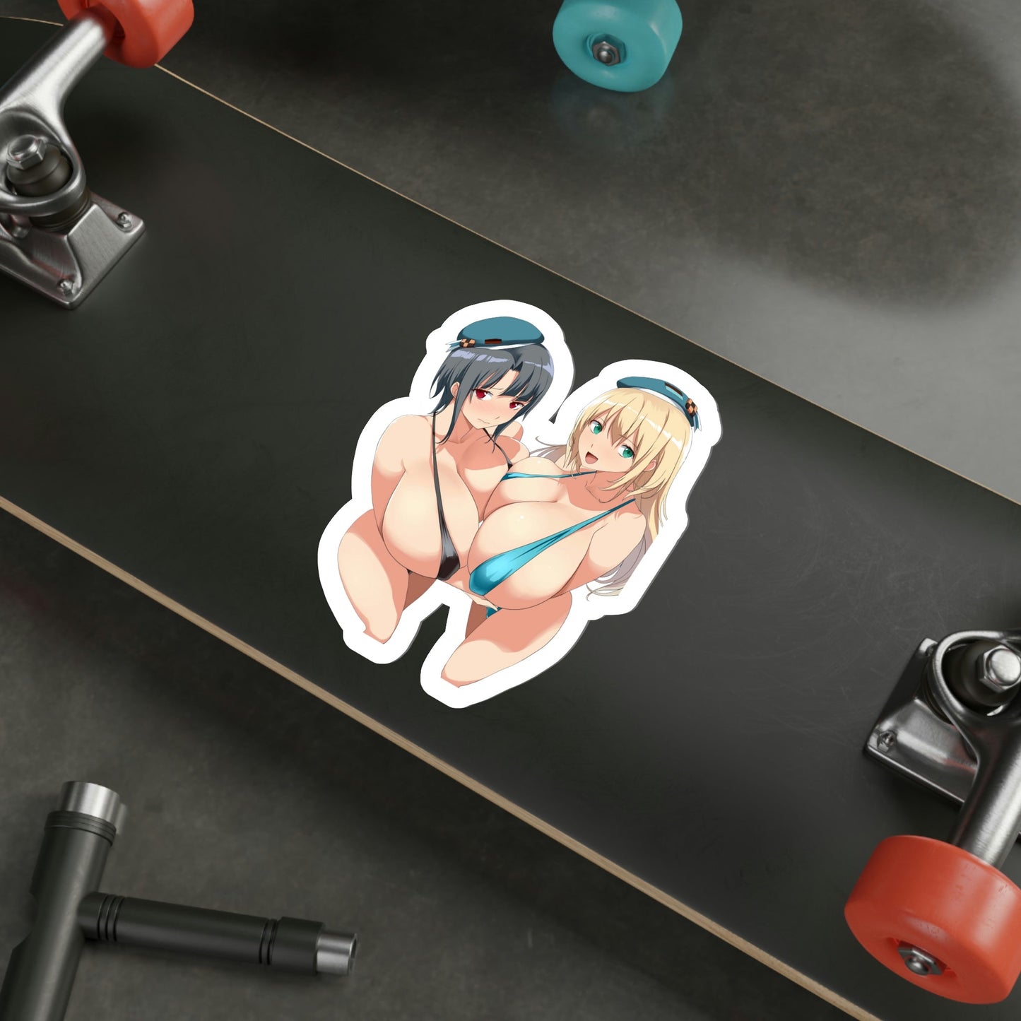 Kantai Collection - Atago and Takao (Anime/Ecchi/Waifu) STICKER Vinyl Die-Cut Decal-The Sticker Space
