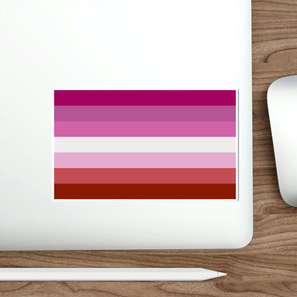 Lesbian Pride Flag STICKER Vinyl Die-Cut Decal-The Sticker Space