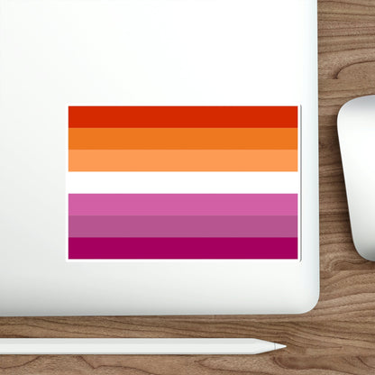 Lesbian Pride Flag v2 STICKER Vinyl Die-Cut Decal-The Sticker Space