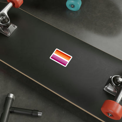 Lesbian Pride Flag v2 STICKER Vinyl Die-Cut Decal-The Sticker Space