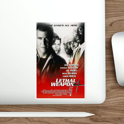 Lethal Weapon 4 1998 Movie Poster STICKER Vinyl Die-Cut Decal-The Sticker Space
