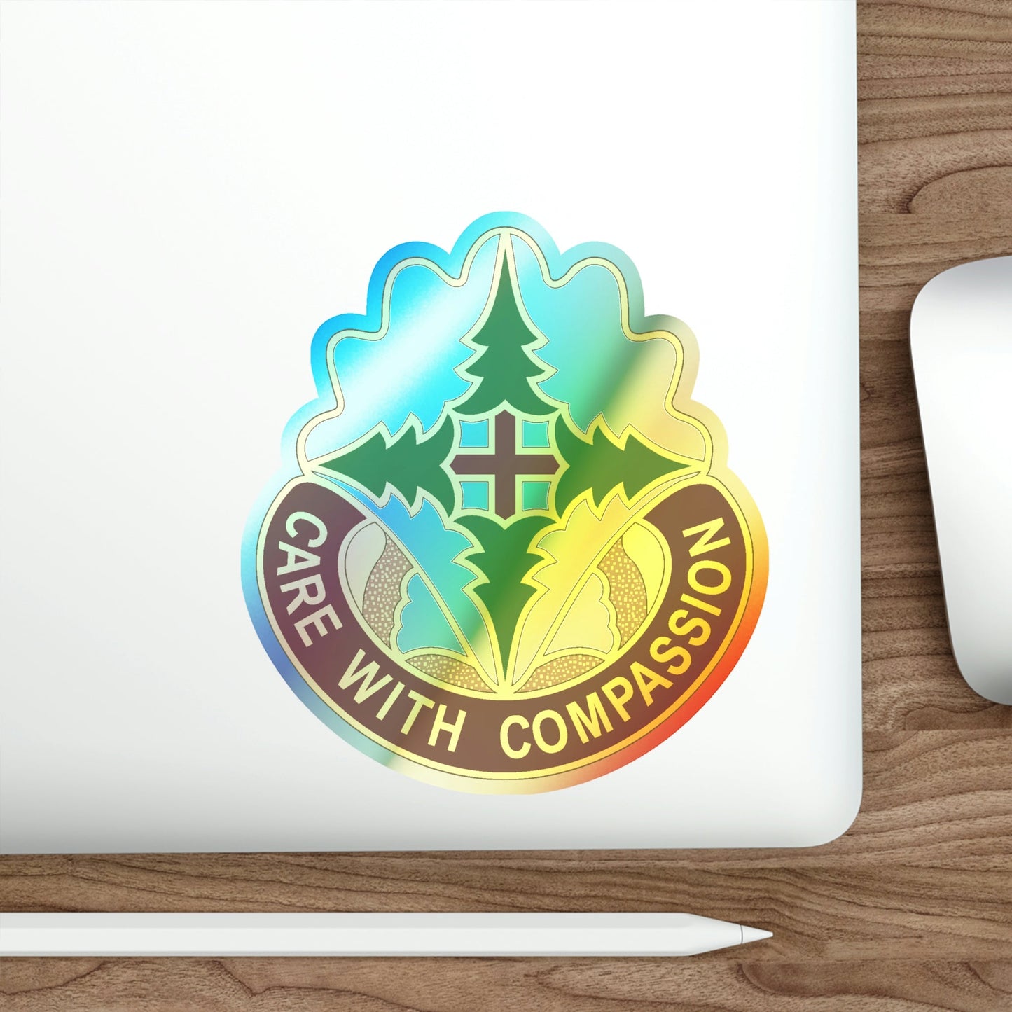 Madigan Medical Center (U.S. Army) Holographic STICKER Die-Cut Vinyl Decal-The Sticker Space