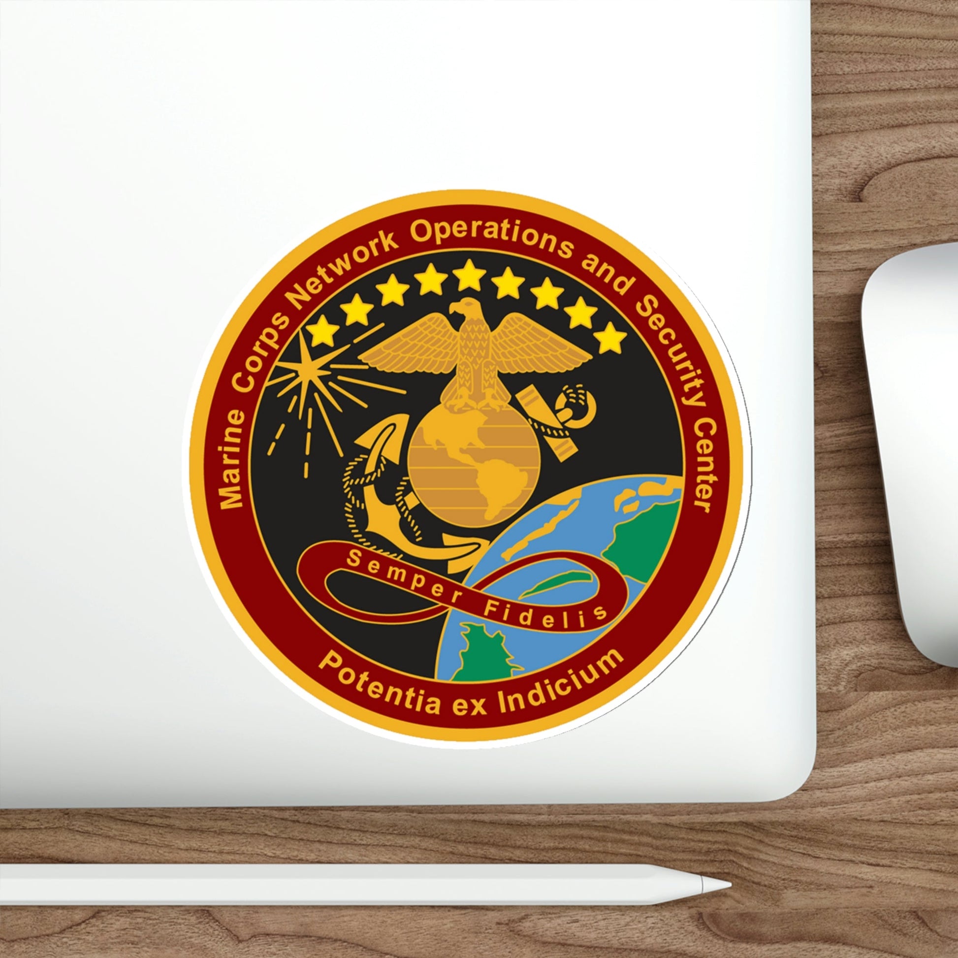 Marine Corps Network Operations And Security Center (USMC) STICKER Vinyl Die-Cut Decal-The Sticker Space