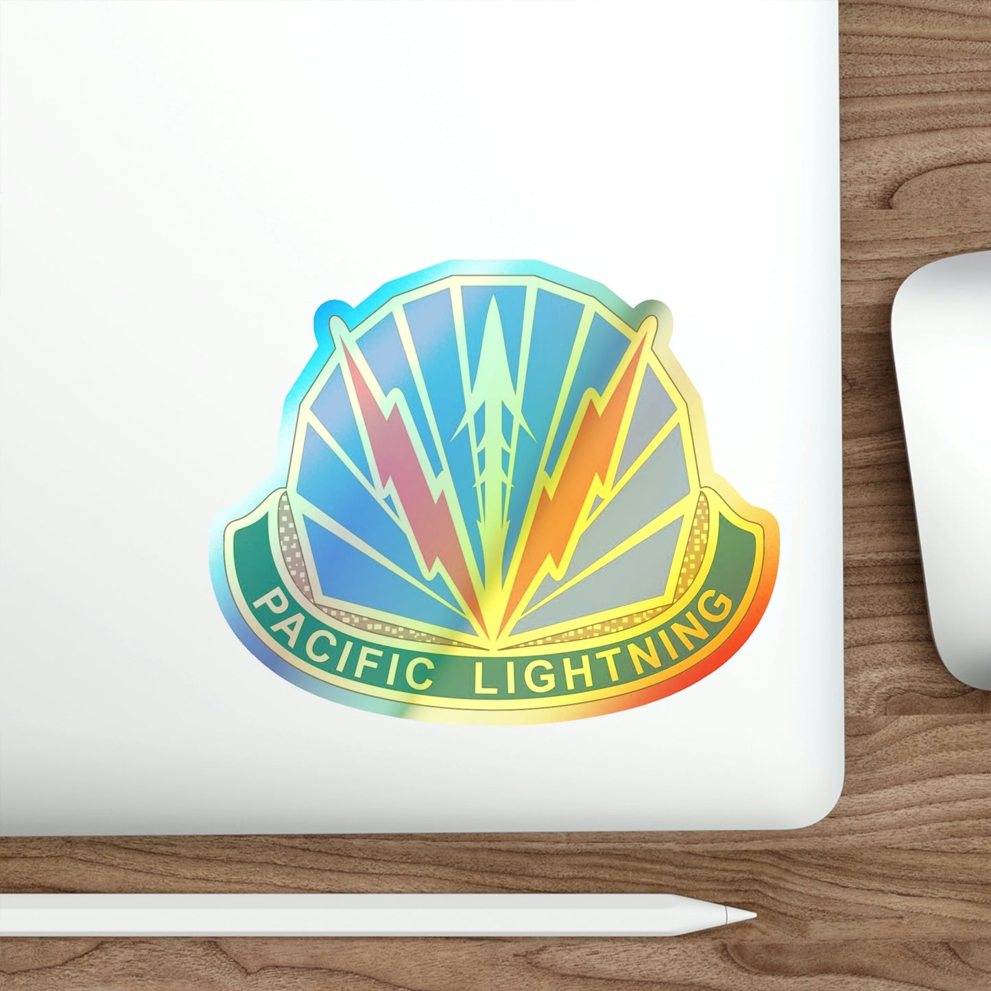 Military Police Brigade Hawaii 2 (U.S. Army) Holographic STICKER Die-Cut Vinyl Decal-The Sticker Space