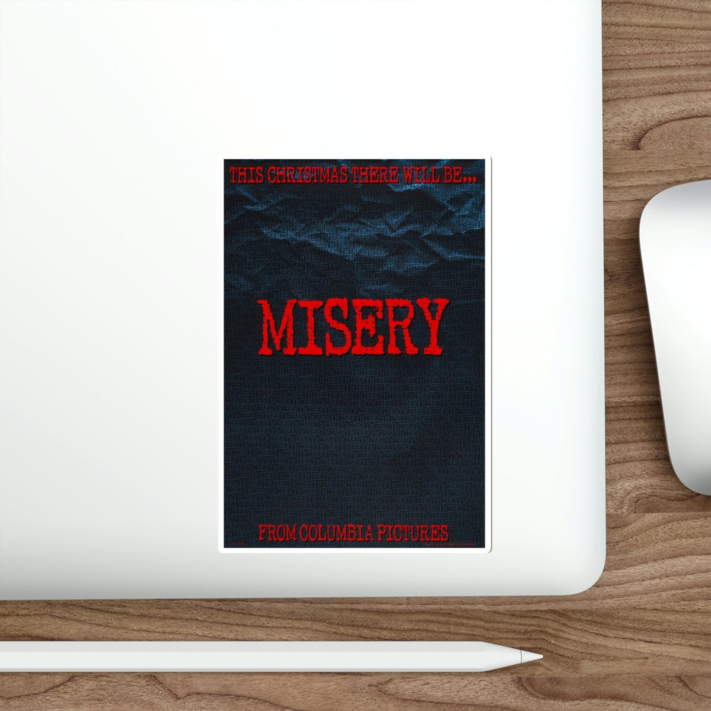 Misery 1990 Movie Poster STICKER Vinyl Die-Cut Decal-The Sticker Space
