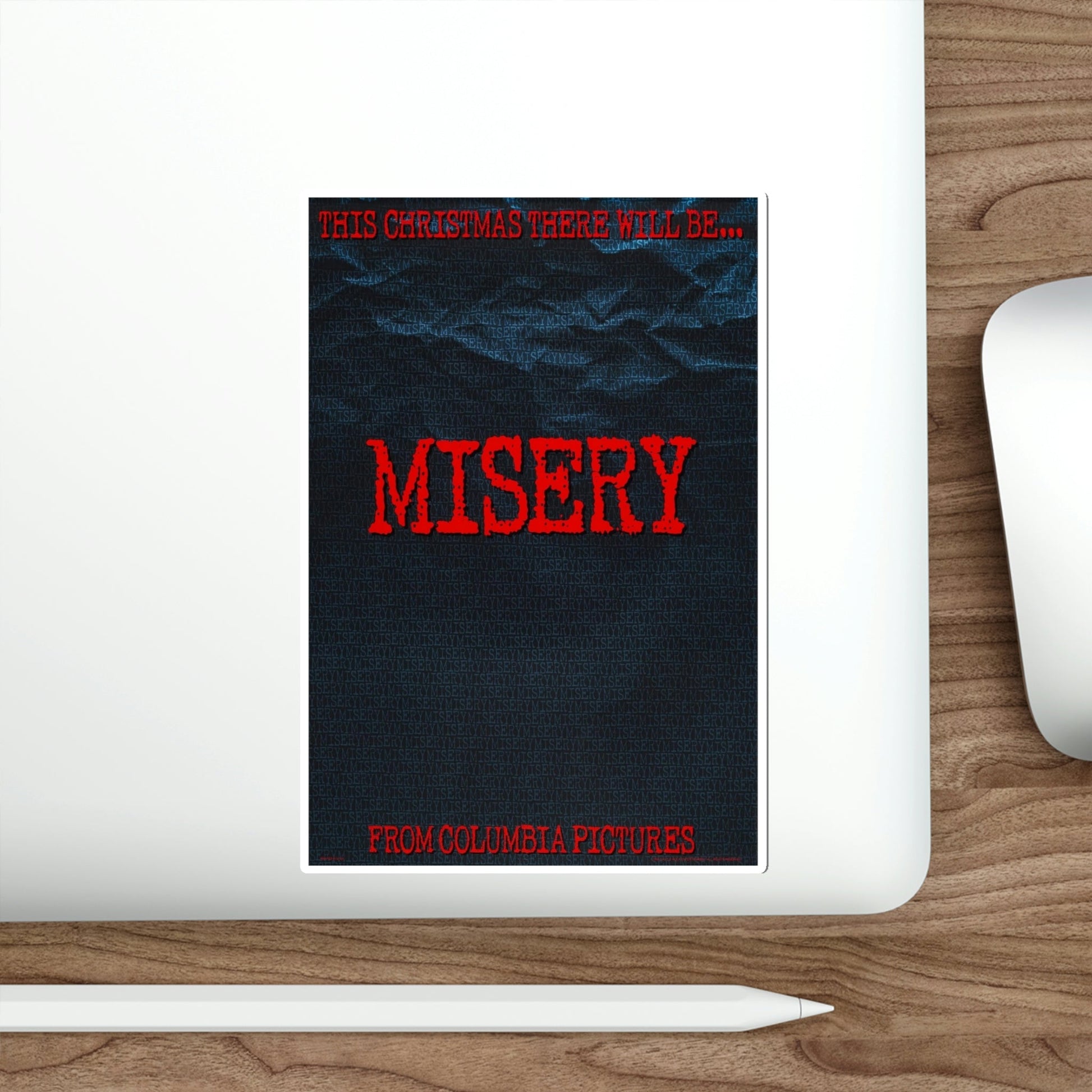 Misery 1990 Movie Poster STICKER Vinyl Die-Cut Decal-The Sticker Space