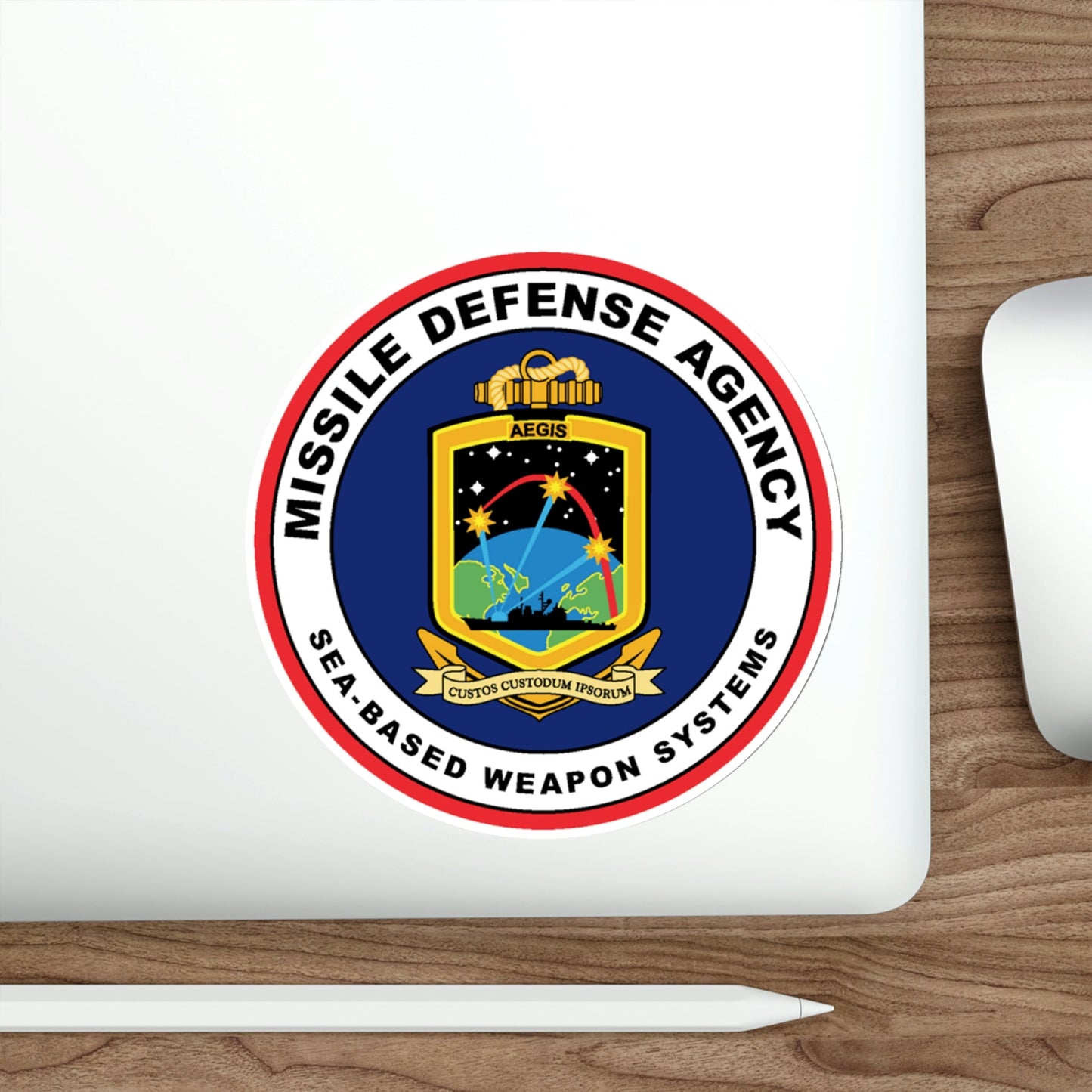 Missile Defense Agency AEGIS Ballistic (U.S. Navy) STICKER Vinyl Die-Cut Decal-The Sticker Space