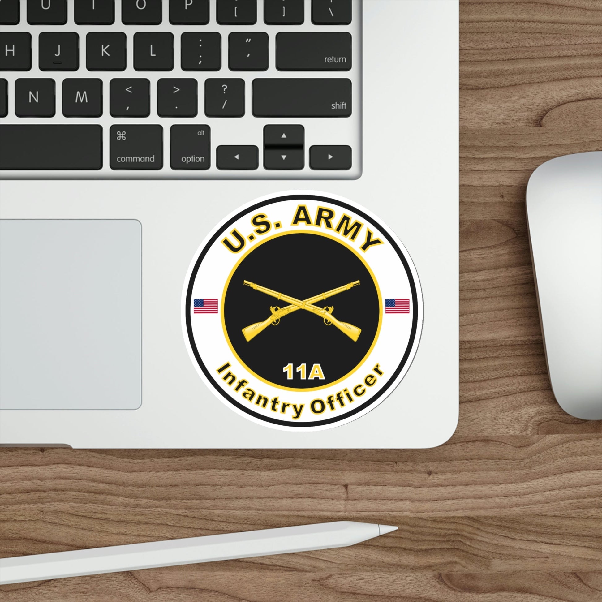 MOS 11A Infantry Officer (U.S. Army) STICKER Vinyl Die-Cut Decal-The Sticker Space