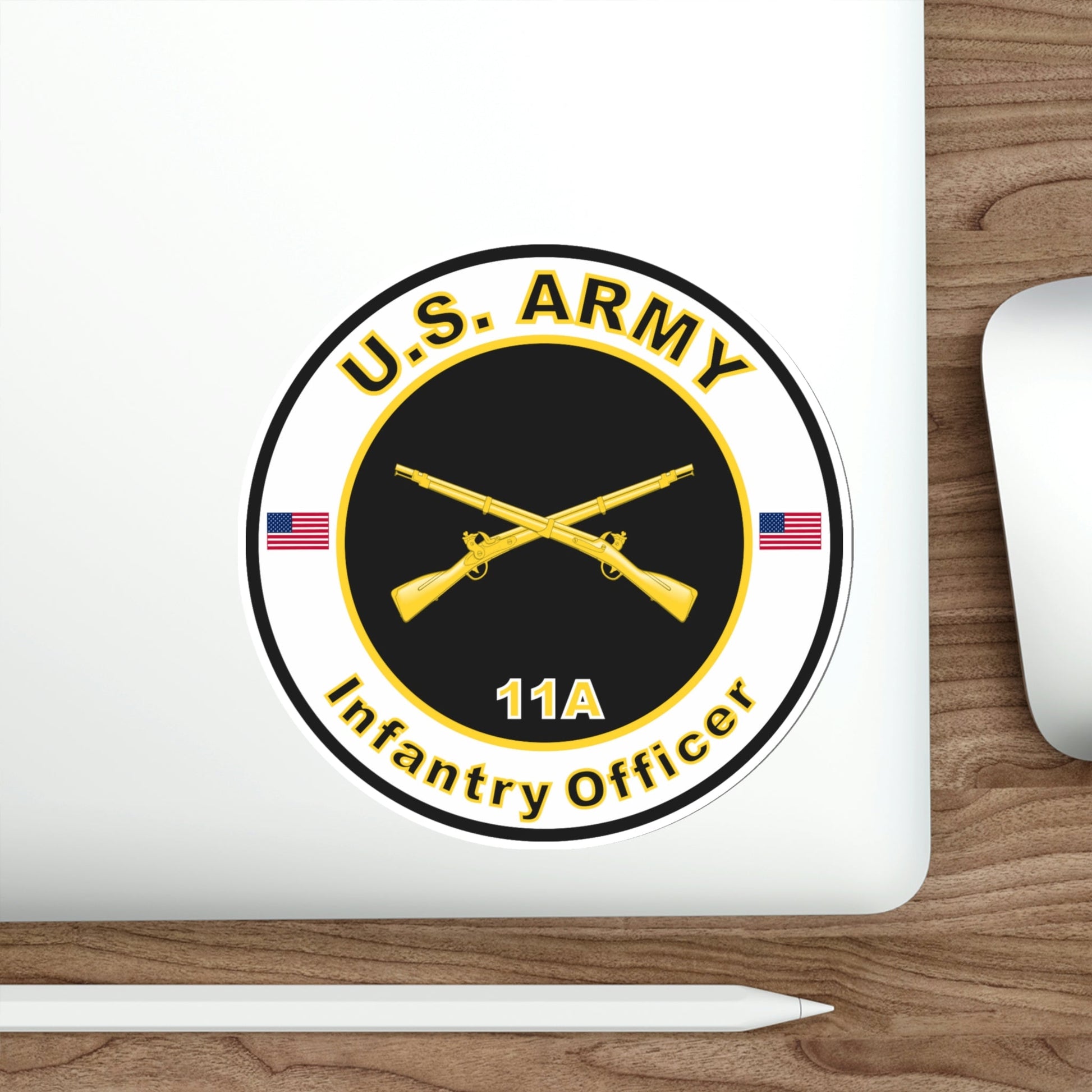 MOS 11A Infantry Officer (U.S. Army) STICKER Vinyl Die-Cut Decal-The Sticker Space