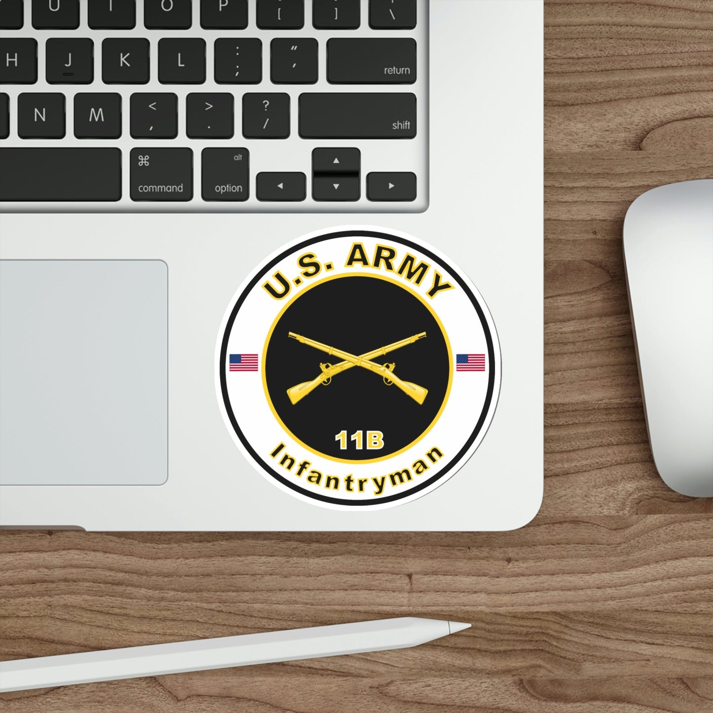 MOS 11B Infantryman (U.S. Army) STICKER Vinyl Die-Cut Decal-The Sticker Space