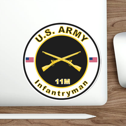MOS 11M Infantryman (U.S. Army) STICKER Vinyl Die-Cut Decal-The Sticker Space