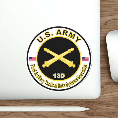 MOS 13D Field Artillery Tactical Data Systems Specialist (U.S. Army) STICKER Vinyl Die-Cut Decal-The Sticker Space