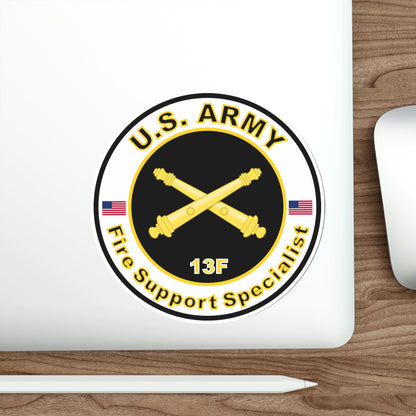 MOS 13F Fire Support Specialist (U.S. Army) STICKER Vinyl Die-Cut Decal-The Sticker Space