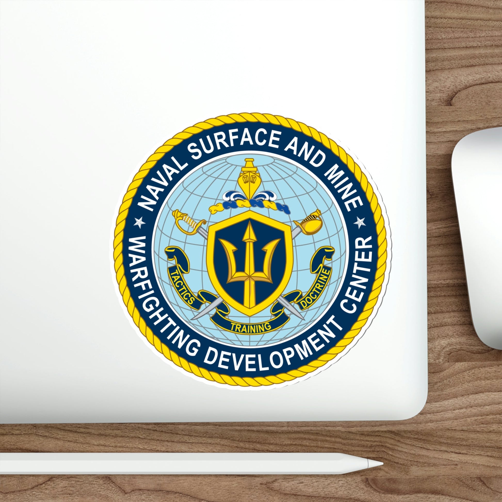 Naval Surface & Mine Warfighting Dev Center (U.S. Navy) STICKER Vinyl Die-Cut Decal-The Sticker Space