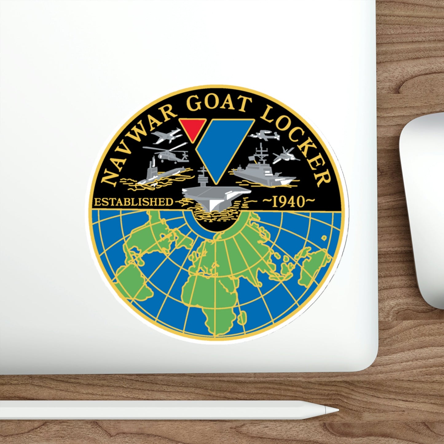 NAVWAR Goat Locker (U.S. Navy) STICKER Vinyl Die-Cut Decal-The Sticker Space