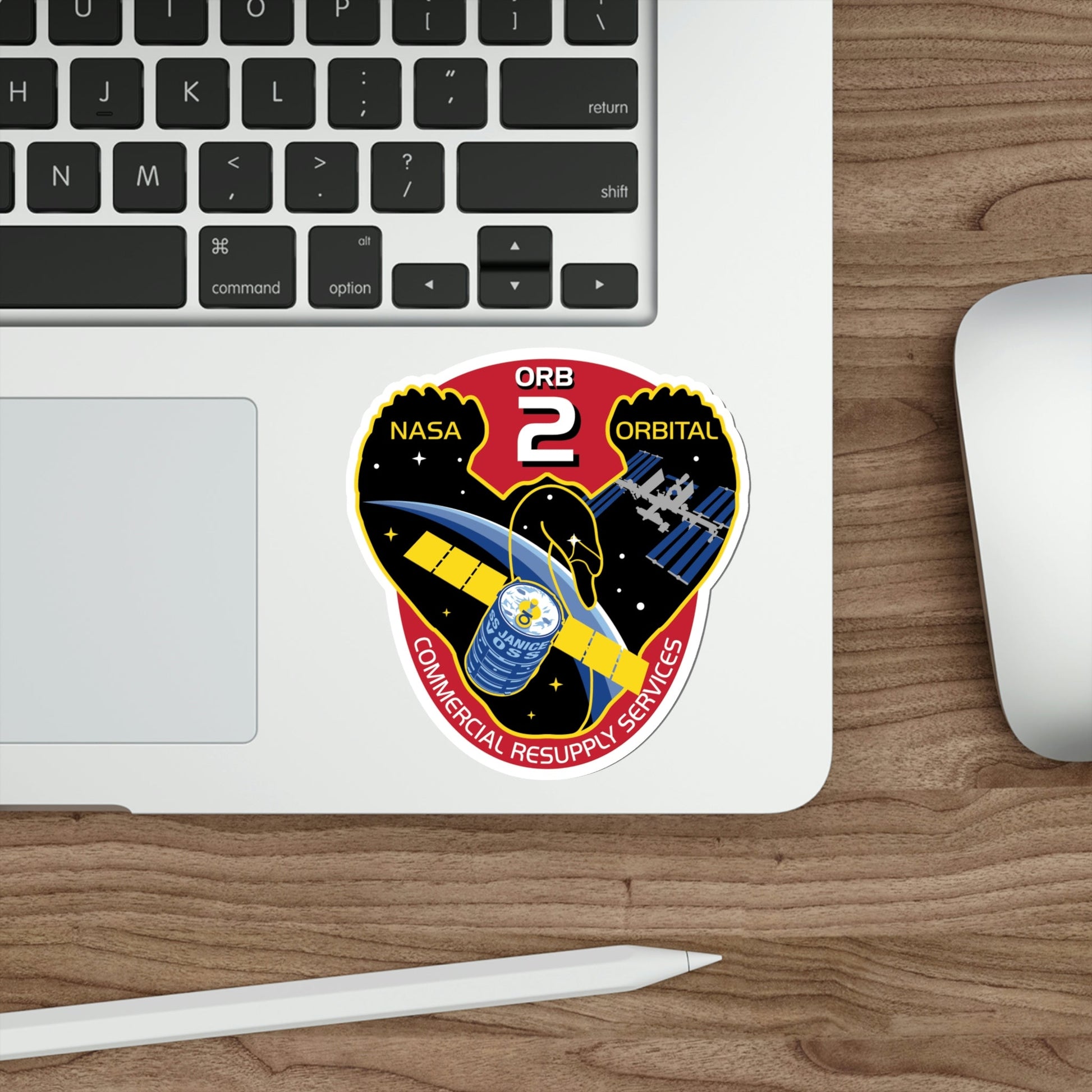 Orbital Sciences CRS Flight 2 (SpaceX) STICKER Vinyl Die-Cut Decal-The Sticker Space