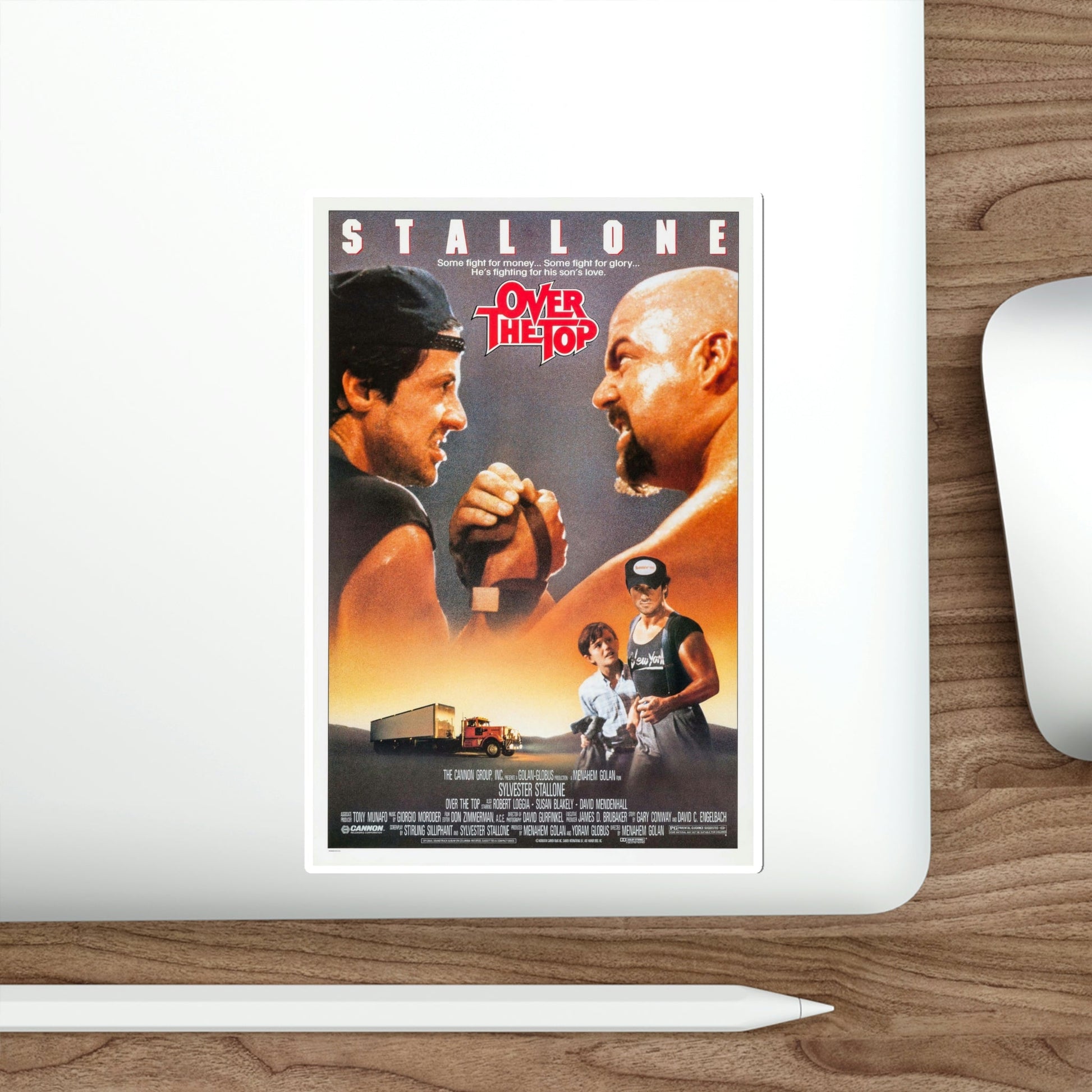 Over the Top 1987 Movie Poster STICKER Vinyl Die-Cut Decal-The Sticker Space