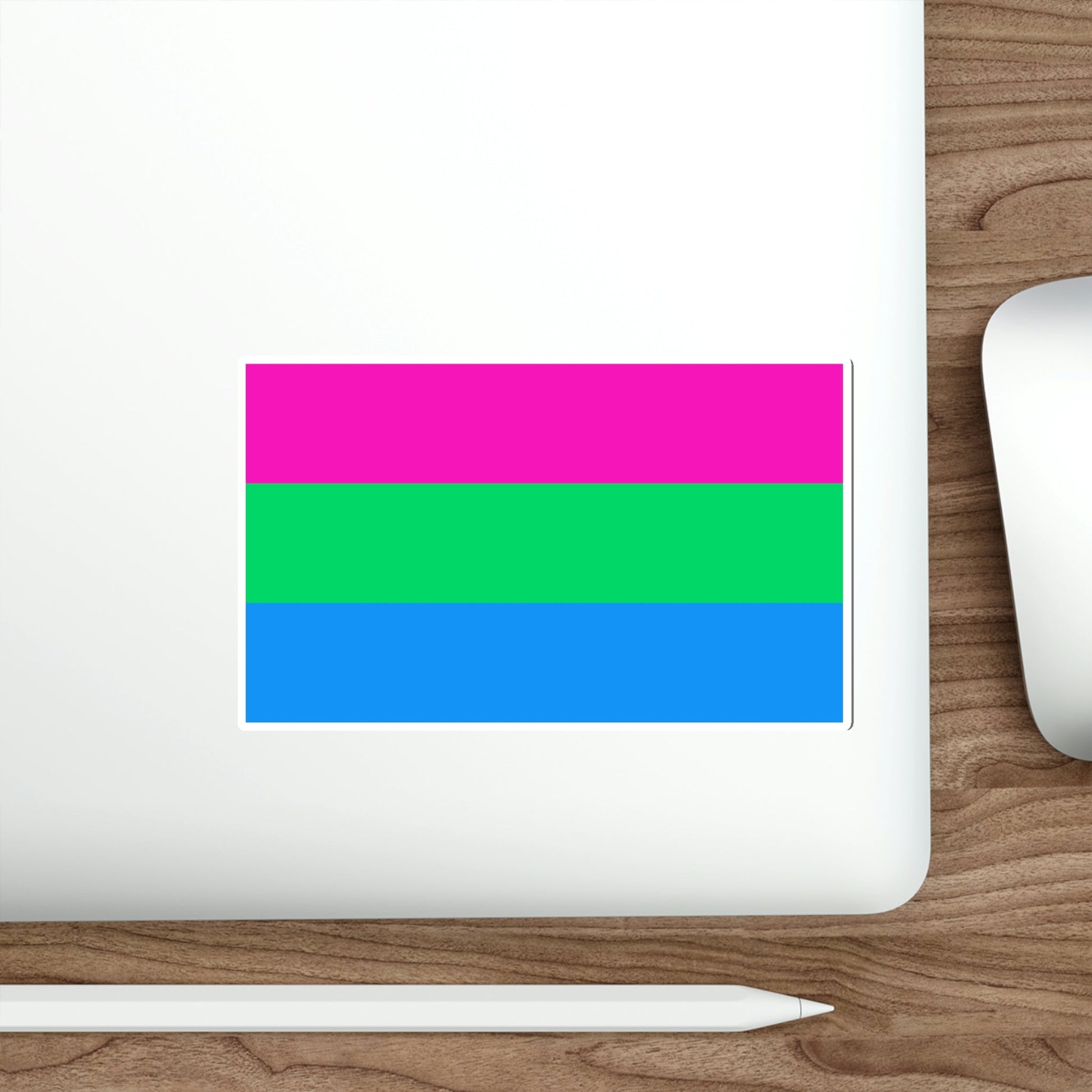Polysexuality Pride Flag STICKER Vinyl Die-Cut Decal-The Sticker Space