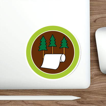Pulp and Paper (Boy Scouts Merit Badge) STICKER Vinyl Die-Cut Decal-The Sticker Space