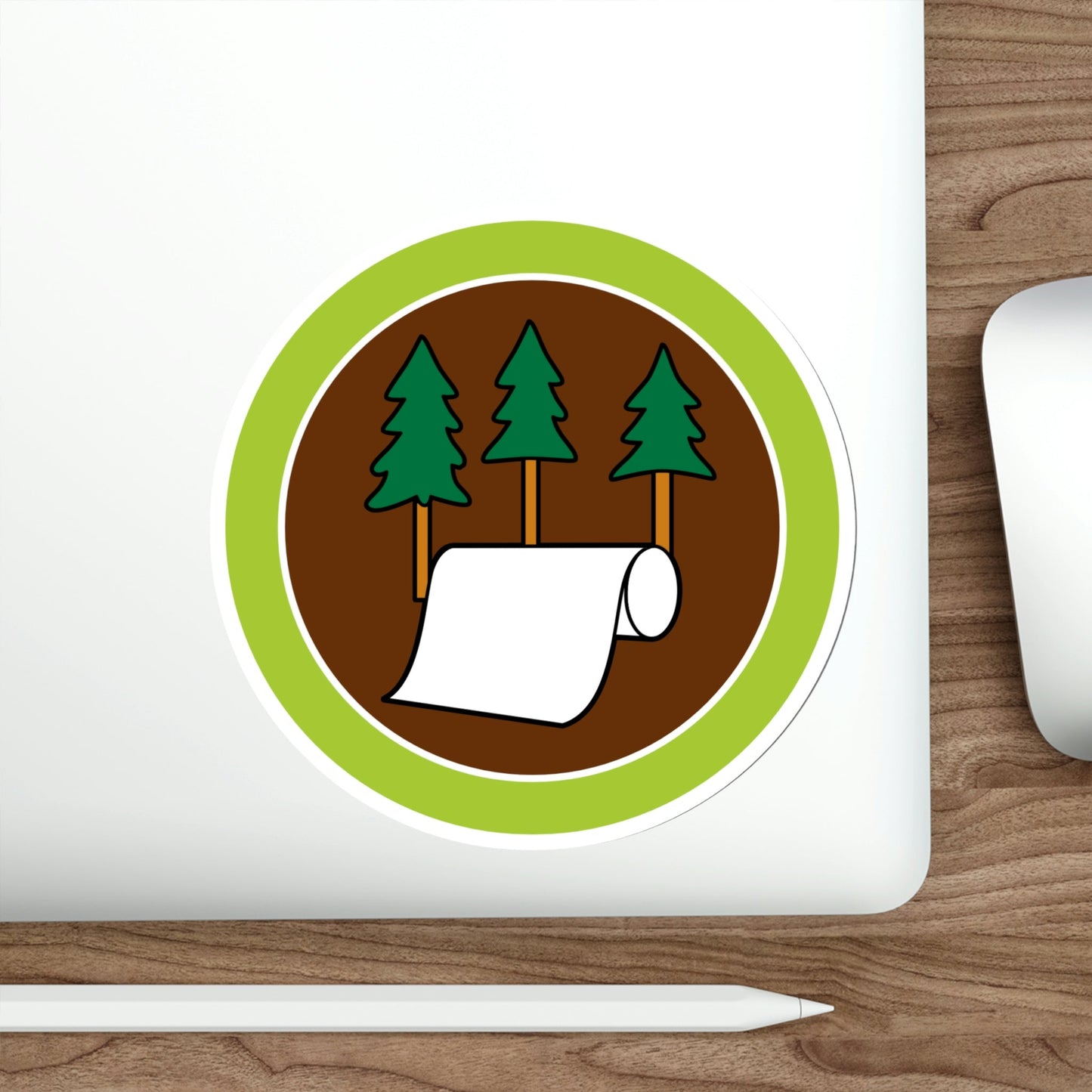 Pulp and Paper (Boy Scouts Merit Badge) STICKER Vinyl Die-Cut Decal-The Sticker Space