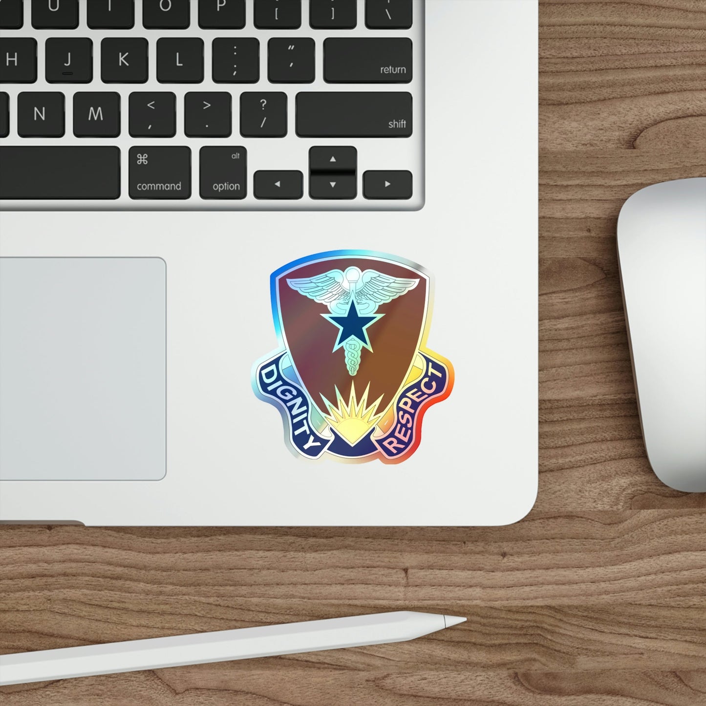 Regional Health Command Europe (U.S. Army) Holographic STICKER Die-Cut Vinyl Decal-The Sticker Space