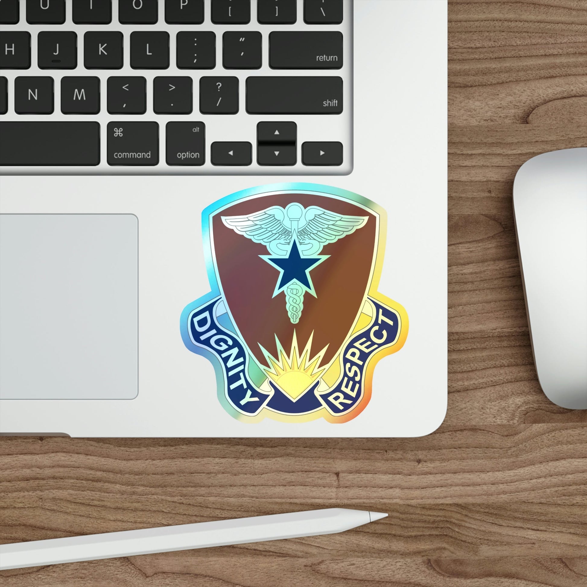 Regional Health Command Europe (U.S. Army) Holographic STICKER Die-Cut Vinyl Decal-The Sticker Space