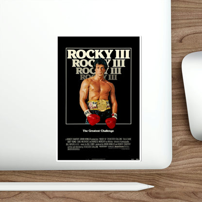 Rocky III 1982 Movie Poster STICKER Vinyl Die-Cut Decal-The Sticker Space