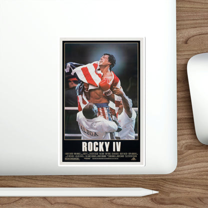 Rocky IV 1985 Movie Poster STICKER Vinyl Die-Cut Decal-The Sticker Space