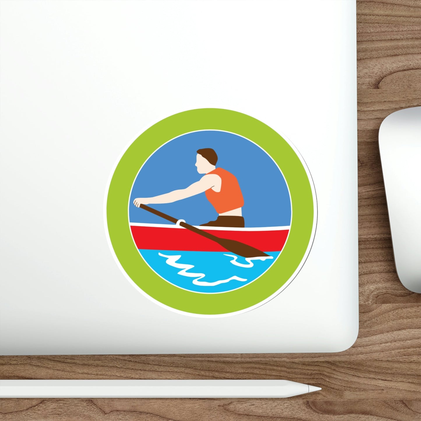 Rowing (Boy Scouts Merit Badge) STICKER Vinyl Die-Cut Decal-The Sticker Space