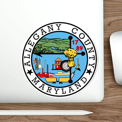Seal of Allegany County, Maryland USA STICKER Vinyl Die-Cut Decal-The Sticker Space