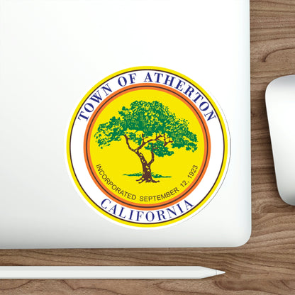 Seal of Atherton California USA STICKER Vinyl Die-Cut Decal-The Sticker Space