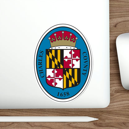 Seal of Charles County, Maryland USA STICKER Vinyl Die-Cut Decal-The Sticker Space