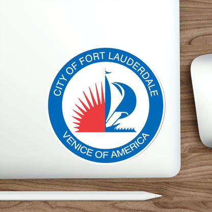 Seal of Fort Lauderdale Florida USA STICKER Vinyl Die-Cut Decal-The Sticker Space