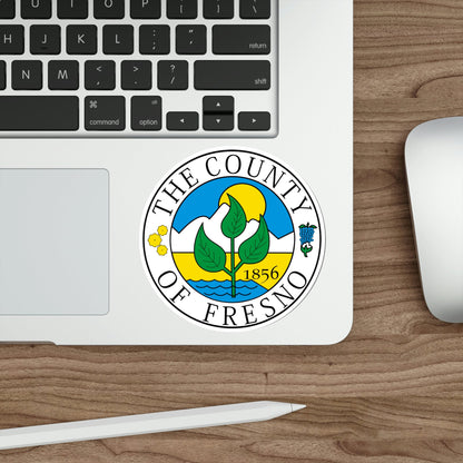 Seal of Fresno County, California USA STICKER Vinyl Die-Cut Decal-The Sticker Space