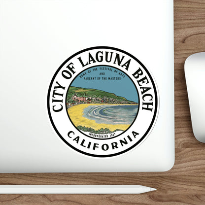 Seal of Laguna Beach California USA STICKER Vinyl Die-Cut Decal-The Sticker Space