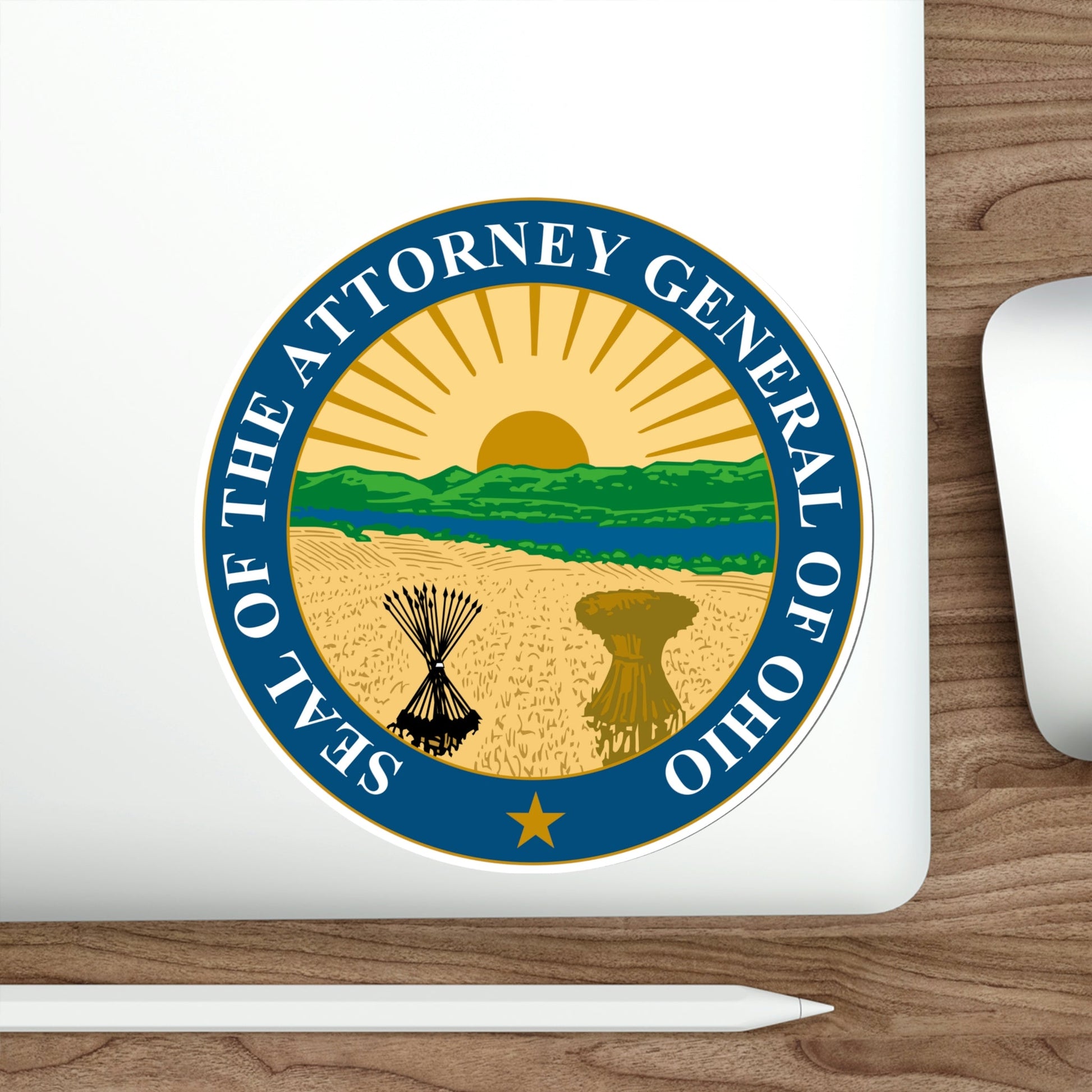 Seal of the Attorney General of Ohio STICKER Vinyl Die-Cut Decal-The Sticker Space